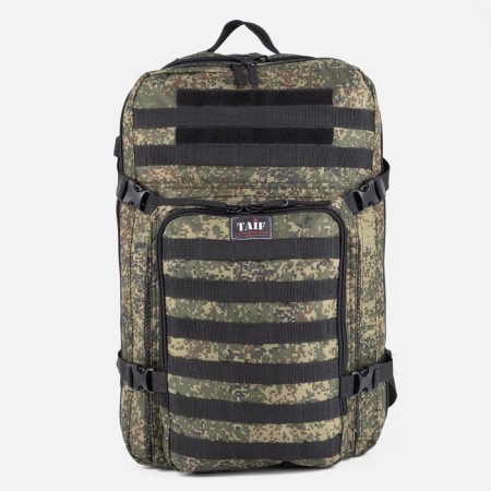 Tactical backpack, TAIF, 45 l, lightning department, 2 outer pockets, camouflage color/green-2