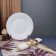 Arya Home Globe dining plate, 6 pcs, white color