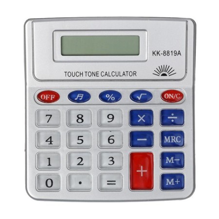 Desktop calculator, 8 - discharge, kk - 8819a, with a melody-5