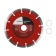 Disk diamond cutting scrap, segment, dry cut, 150 x 22 mm