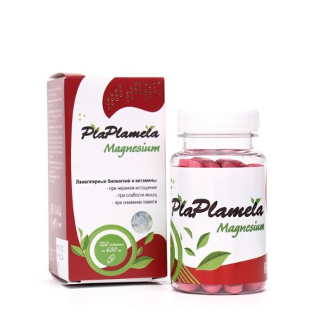 Magnesium PLAPLAMELA, 120 tablets of 600 mg