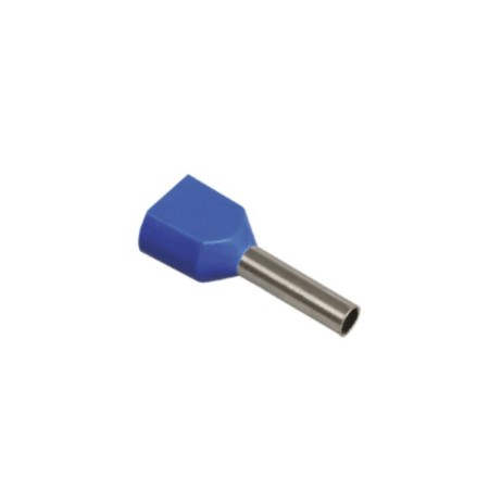 Tips-Gilse IEK NGI2 2.5-12, 2x2.5 sq. Mm, isolated, blue, unitary enterprise. 100 pcs, ute10-d3-3-100 2
