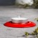 Summary Metal for a teaspoon, 7.5 cm, red