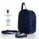 Baby backpack on lightning, blue color