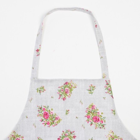 Apron of Dolyana Roses On Linen 60x70 cm, 100% cotton, miter 164 g/m2-1