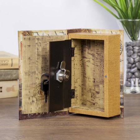 Safe-book tree silk "Panorama Paris" 17x11x5 cm-2