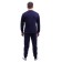 Male thermal underwear, cotton with the basis, size 52, dark blue color