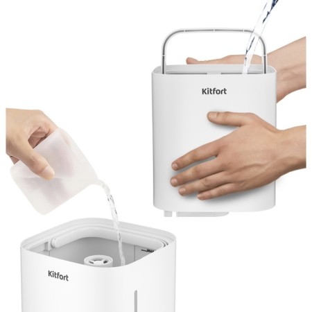 Air humidifier KitFort KT-2810, Ultrasound, 25 W, 4 l, 20 m2, white-3