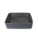 Sink 1010-Gm, 480 x 380 mm, without a hole for the mixer, without overflow, dark gray