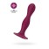 Satiffyer Double Ball-R phallimitator, 18 cm, silicone, red color