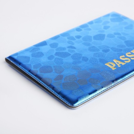 Cover for passport, blue color-3