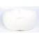 Handwheel chair "Soft", large, milk color, fur