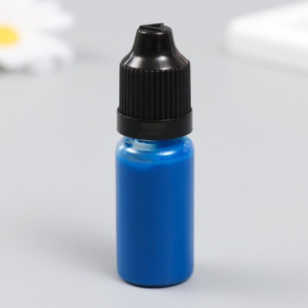 Paint (pigment) for wax "fluorescent blue" 10 ml-2