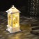 LED figure "Lantern with a snowman" 5.5 × 13 × 5.5 cm, plastic, batteries AG13x3, glow warm white