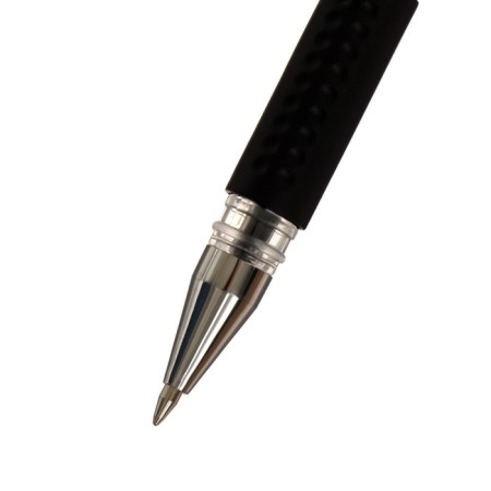 Gel pen 0.5 mm staff, rubber holder, black rod-3