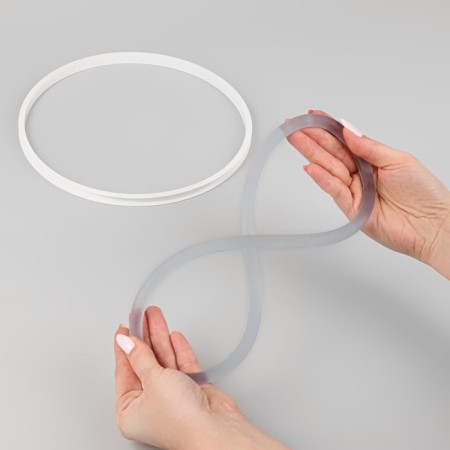 Higher-staining stalks for embroidery, flexible ring, d = 21 cm, color mix-5