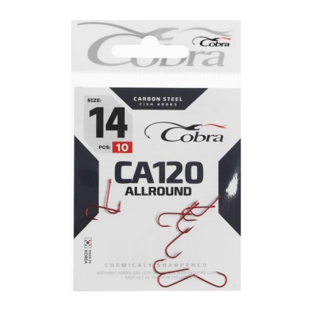 Cobra Allround hooks, series CA120, No. 14, 10 pcs.