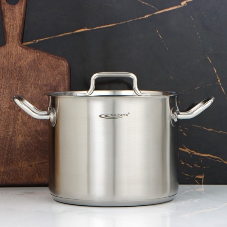Poster "General catering", 5 l, d = 20 cm, h = 16 cm, metal cover, induction, with a heat distribution layer-6