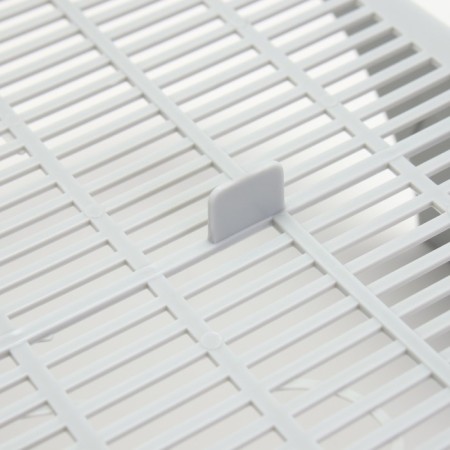 Toilet with a grid, 45x34x15 cm, gray-6