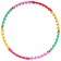 Hoop with rubber spikes onlitop, collapsible, D = 98 cm, 1.2 kg, Mix color