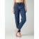 Women's jeans with a high landing CONTE ELEGANT BALLOON, size M, color MID BLUE