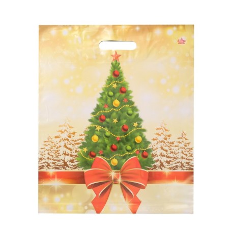 Package "Flowing of the holiday", polyethylene with a cut pen, 45 x 38 cm, 60 μm