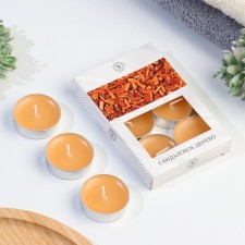 A set of tea candles flavored 