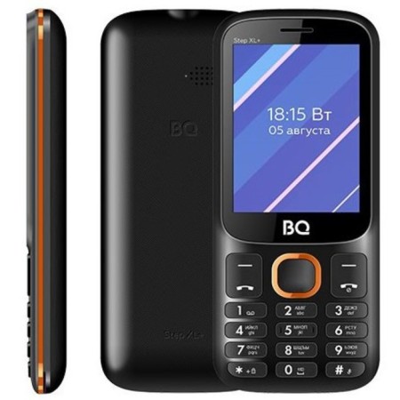 Cell phone BQ M-2820 STEP XL+ Black Orange-1