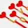 Set for decoration "Love", set of 4 pcs.
