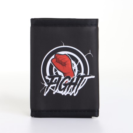 Children's wallet on Velcro "chosen", black color-1
