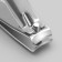 Kusachki - Pedicier, with a file, 7 cm, packing 12 pcs in a box, silver color