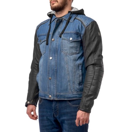 Textile jacket Moteq Groot, men's, blue/black, xxxl-1