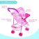 Stroller for dolls, metal frame, three -wheeled, summer