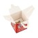 Folding box for one capcake "Happy New Year!", 9 x 9 x 11 cm, New Year