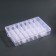 Organizer for decor, mobile cells, 24 cells, 19.7 × 13.3 × 3.5 cm, the color is transparent