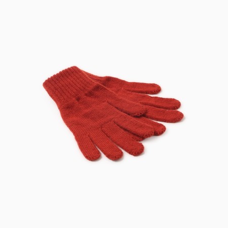 Baby gloves, brick color, river 16-1