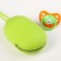 A container for storing and sterilizing the nipples and dummies, silicone, green color