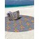Pareo and beach rug "Spring flowers", d = 150 cm