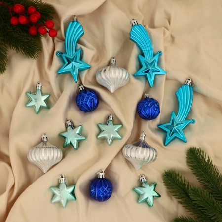 Set of jewelry plastic 14 pcs "Wendy" mix