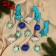 Set of jewelry plastic 14 pcs "Wendy" mix
