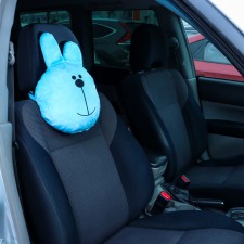 Pillow on the headrest Matech Mimimish Line, 33 x 31 x 10 cm, blue
