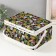 Casket for needlework "Forest branches on black" 19x26x14.5 cm