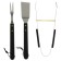Maclay barbecue set: shovel, tongs, plug, 35 cm