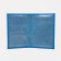 Cover for passport, blue color