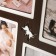 Photo frame of HDF in 8 photos 10x15 cm (plastic screen)