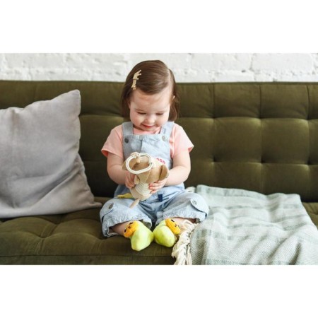 The suspension is soft with the vibration "Elephant Nyash", a tear, on a crib, stroller, crumb I-11