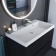 Sink uperwood Classic Quartz 80 cm, quartz, white matte, jasmine