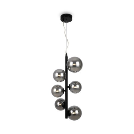 Suspended lamp Maytoni Mod545PL-06B, 6xG9, 28W, 29x29 cm, black color