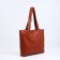 Shopper bag on magnet, brown color