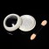 Nail rubbing, with an applicator, the color of the hoar